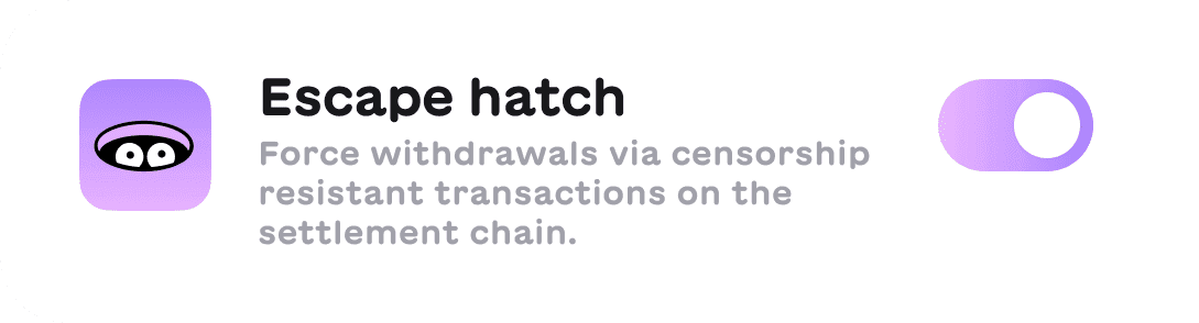 Superbridge Escape Hatch toggle to use forced inclusions from Layer 1