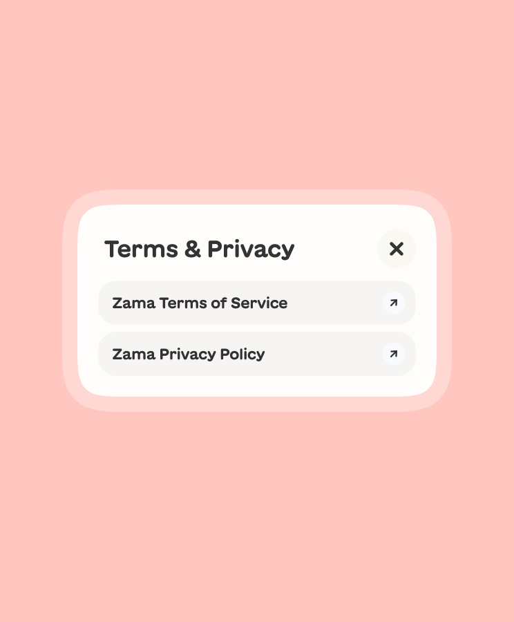 Customizable legal terms of service on Rollies