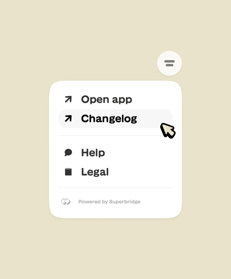 Customizable external links on Rollies